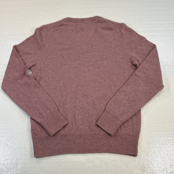 Quince 100% Mongolian Cashmere Sweater Women's Size Medium Pink V-Neck Pullover - Picture 11 of 13